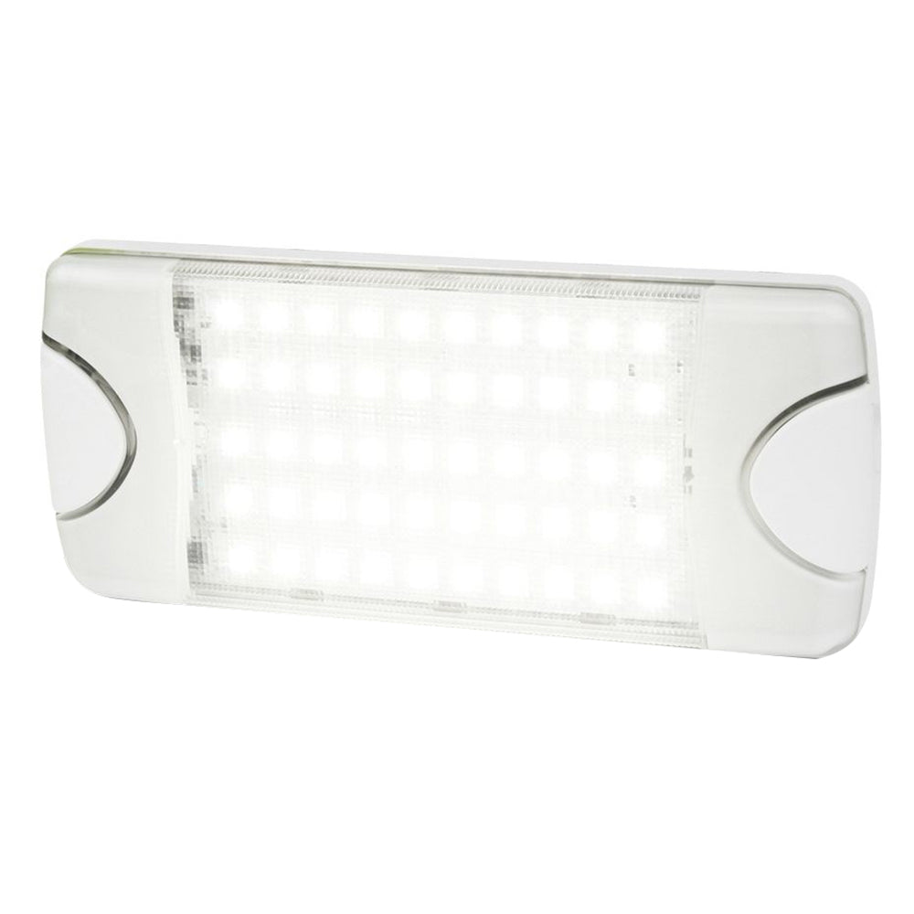 Hella Marine DuraLED 50 Low Profile InteriorExterior Lamp  Wide White Spreader Beam 980629501 Main image