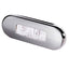 Hella Marine Surface Mount Oblong LED Courtesy Lamp  White LED  Stainless Steel Bezel 980869301