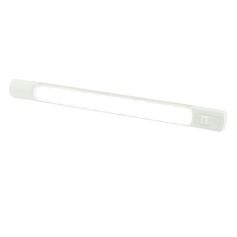 Hella Marine Surface Strip Light wSwitch  White LED  12V 958123001 Main image