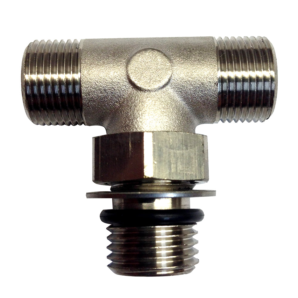 Uflex Boss Style TFitting  Nickel  ORB 6 to 38 COMP 71955T Main image