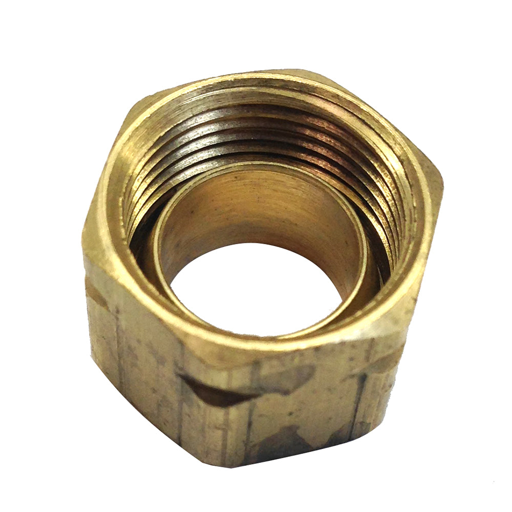 Uflex Brass Compression Nut wSleeve 61CA6 71004K Main image