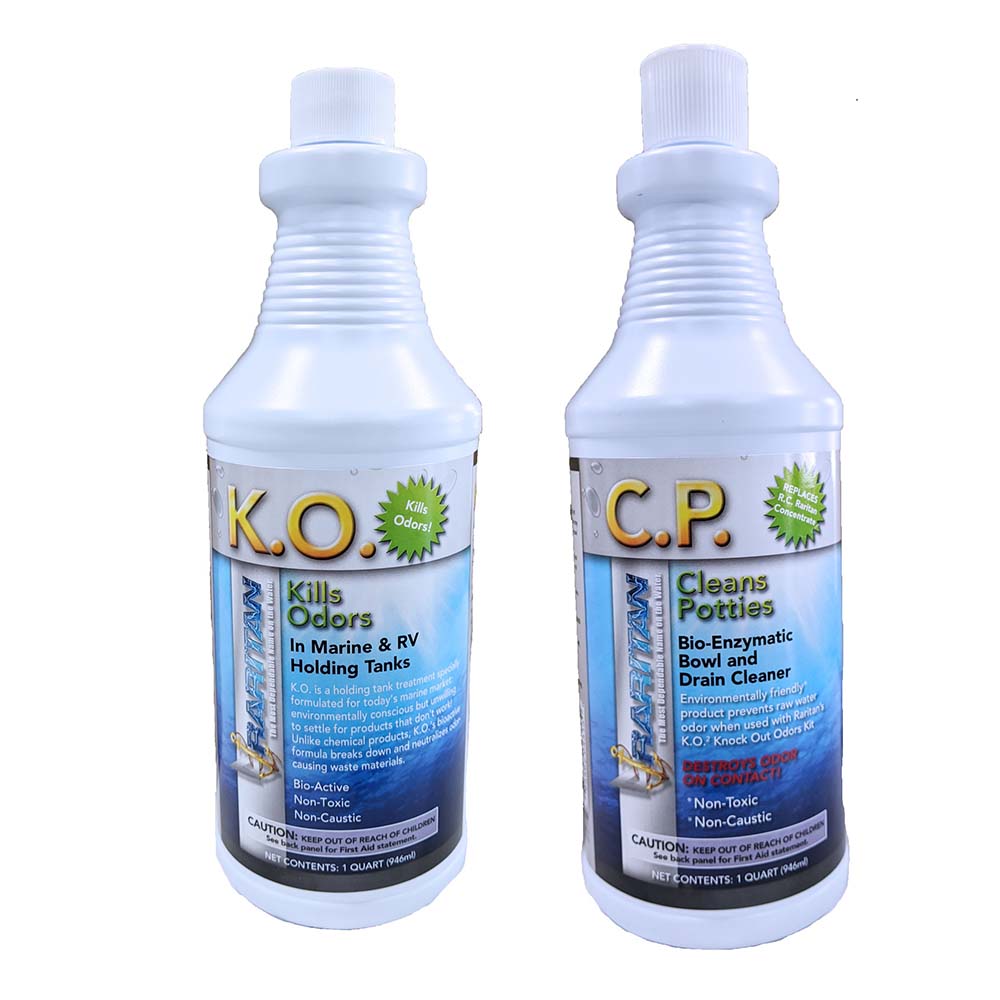 Raritan Potty Pack wKO Kills Odors  CP Cleans Potties  1 of Each  32oz Bottles 1PPOT Main image