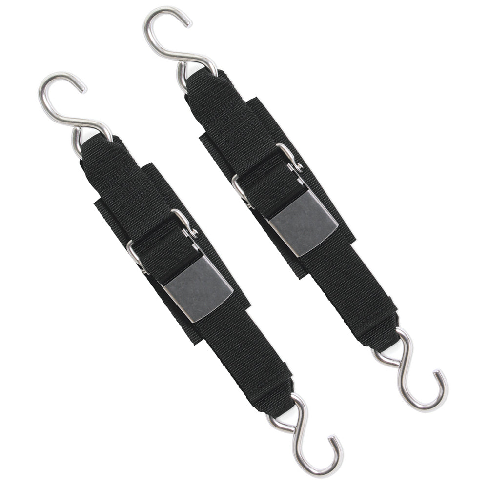 BoatBuckle Stainless Steel KwikLok Transom TieDowns F12066 Main image
