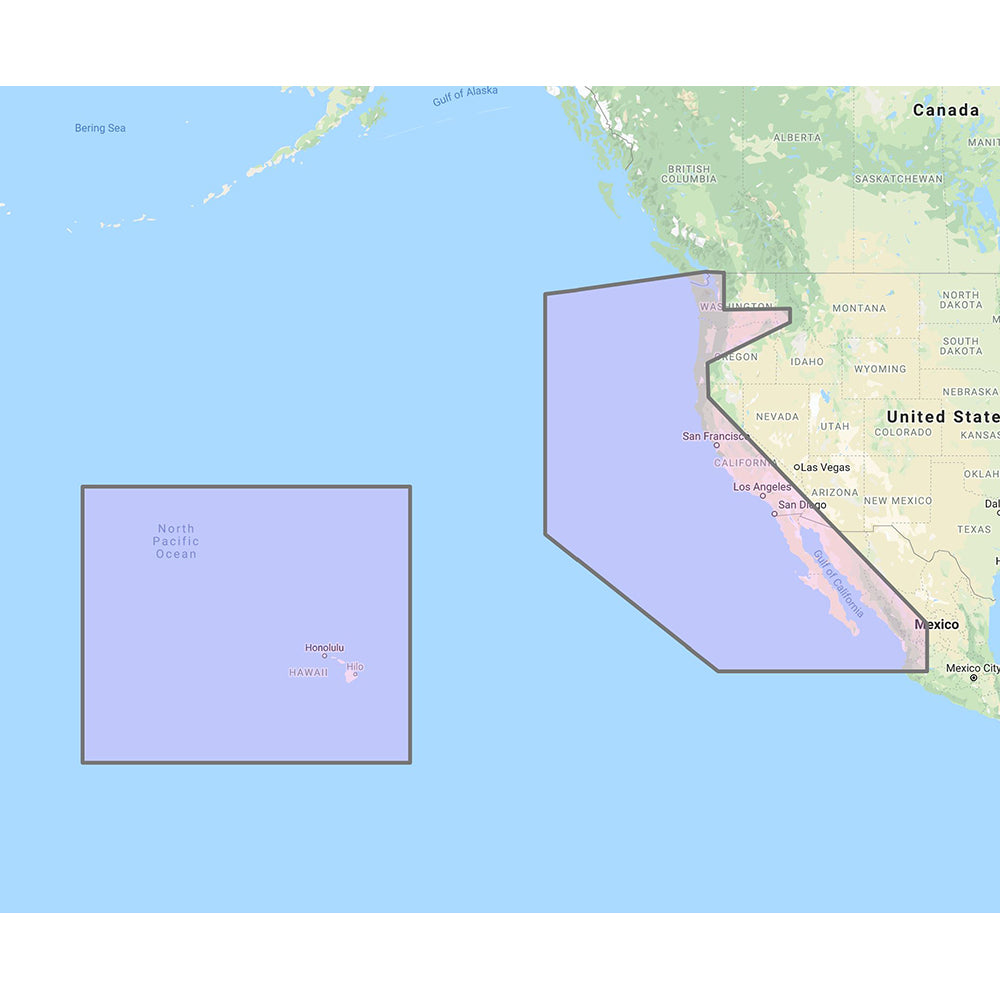 Furuno US West Coast Hawaii  Baja Mexico  Vector Chart Standard Resolution Satellite Photos fBaja Mexico  Unlock Code Main image