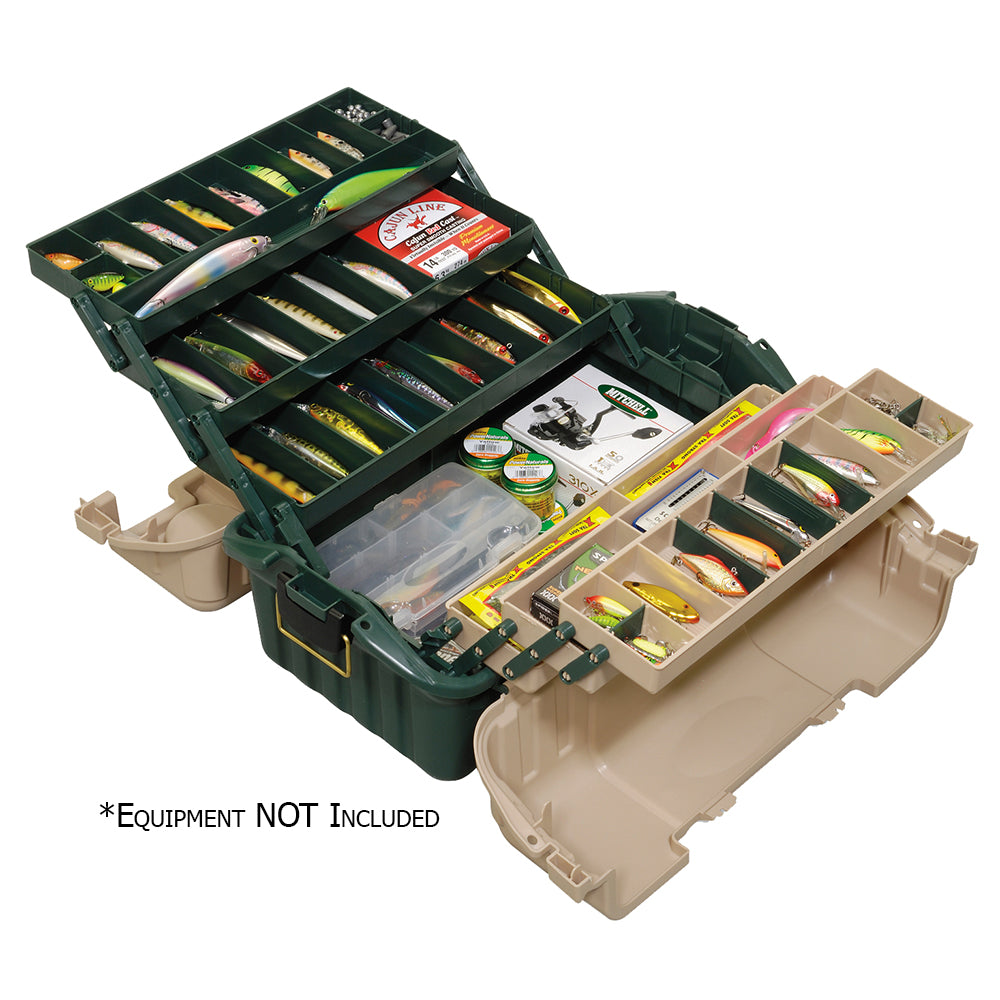 Plano Hip Roof Tackle Box w6Trays  GreenSandstone 861600 Main image