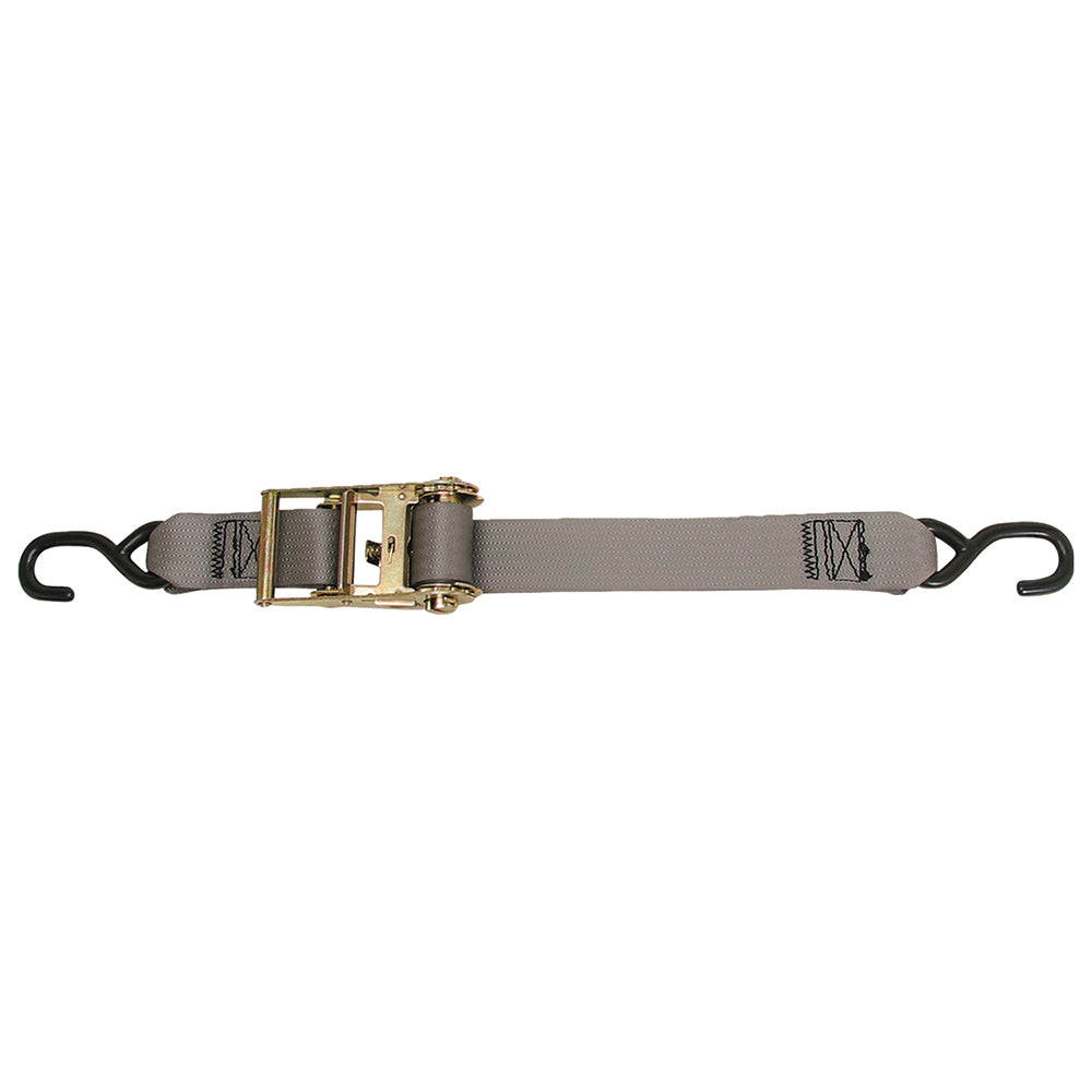 CargoBuckle Multipurpose Ratchet Strap TieDown wSHooks  2 x 15 F13758 Main image