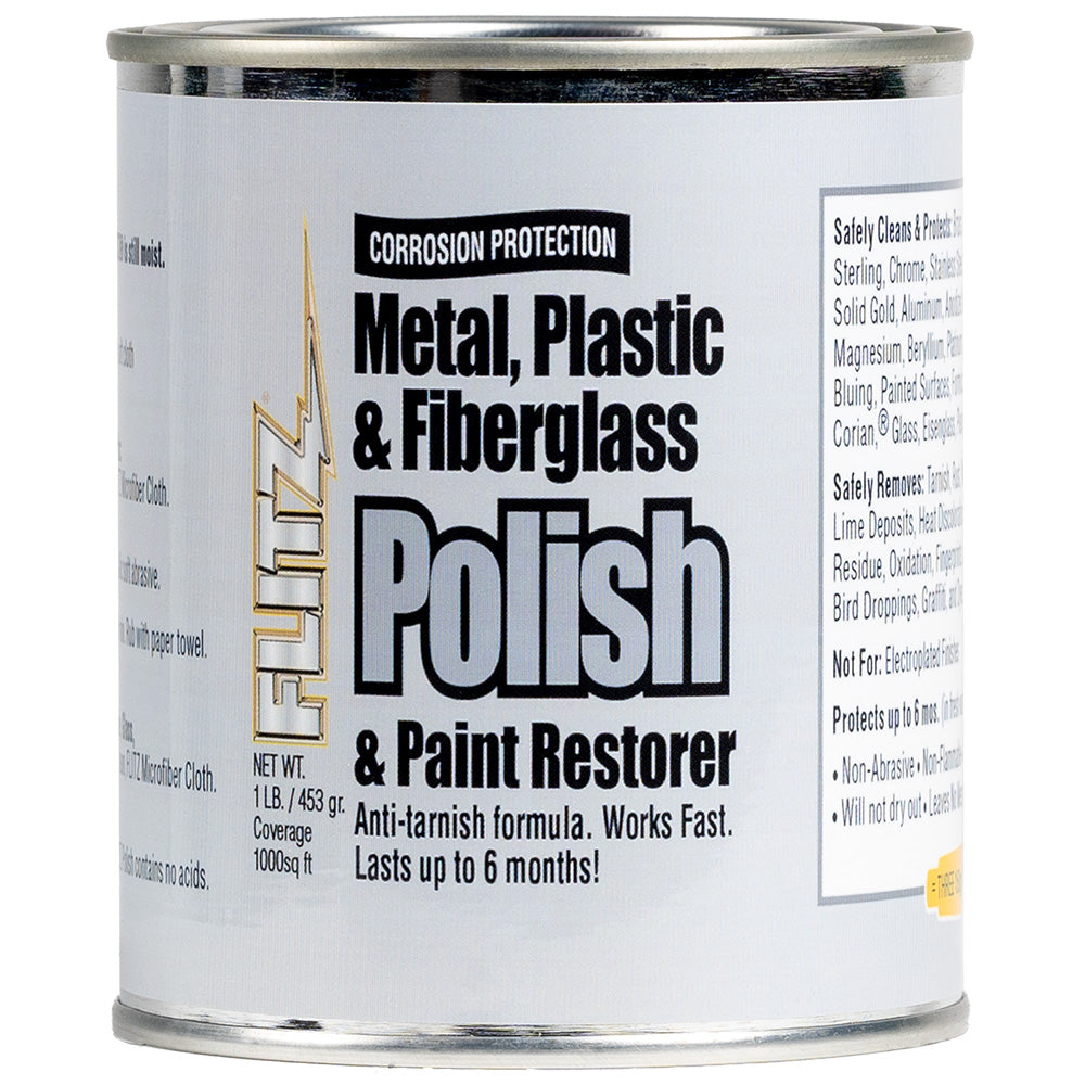 Flitz Metal Plastic  Fiberglass Polish Paste  10lb CA 035166 Main image
