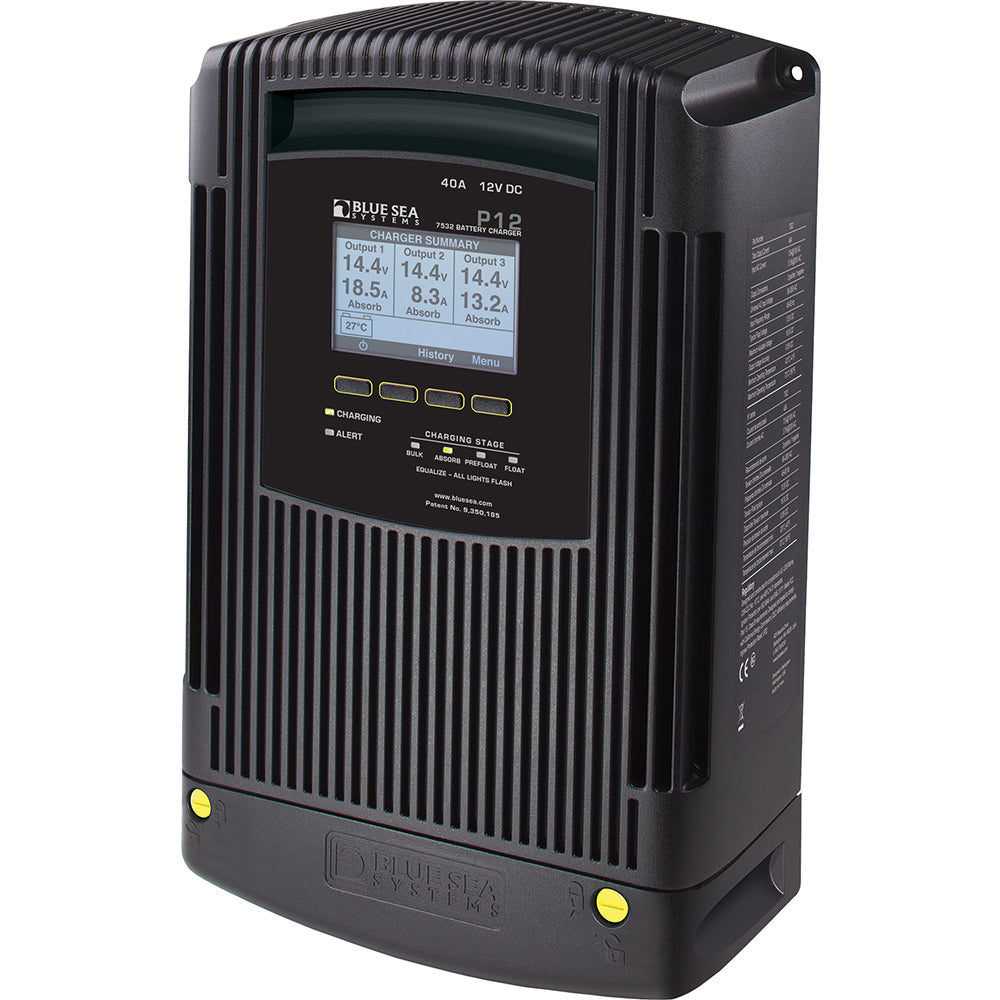 Blue Sea 7532 P12 Gen2 Battery Charger  40A  3Bank 7532 Main image