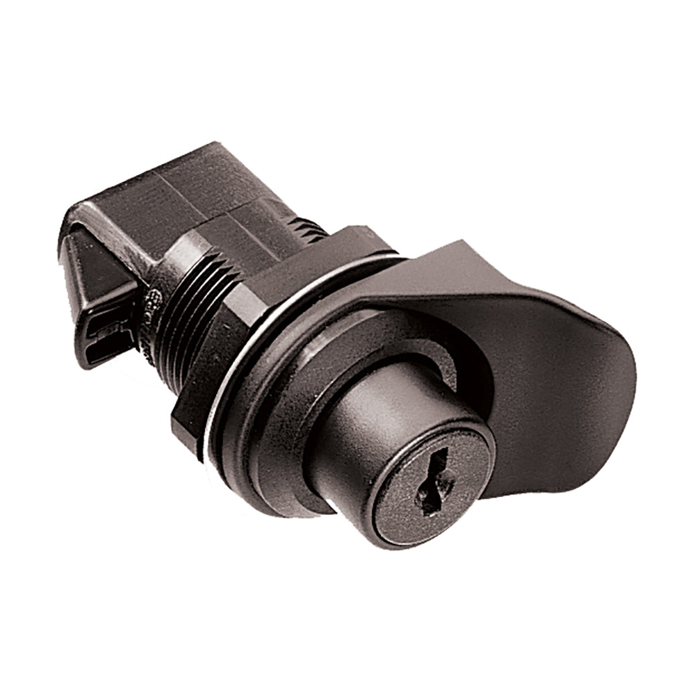 Southco Keylocking FlushKnob Latch  Black Plastic 93303 Main image