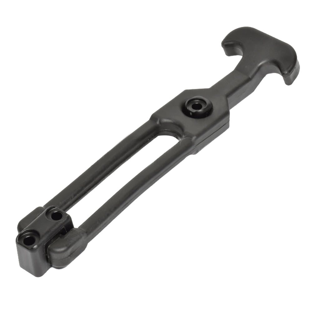Southco THandle Latch wKeeper  Pull Draw Front Mount Black Flexible Rubber F773 Main image