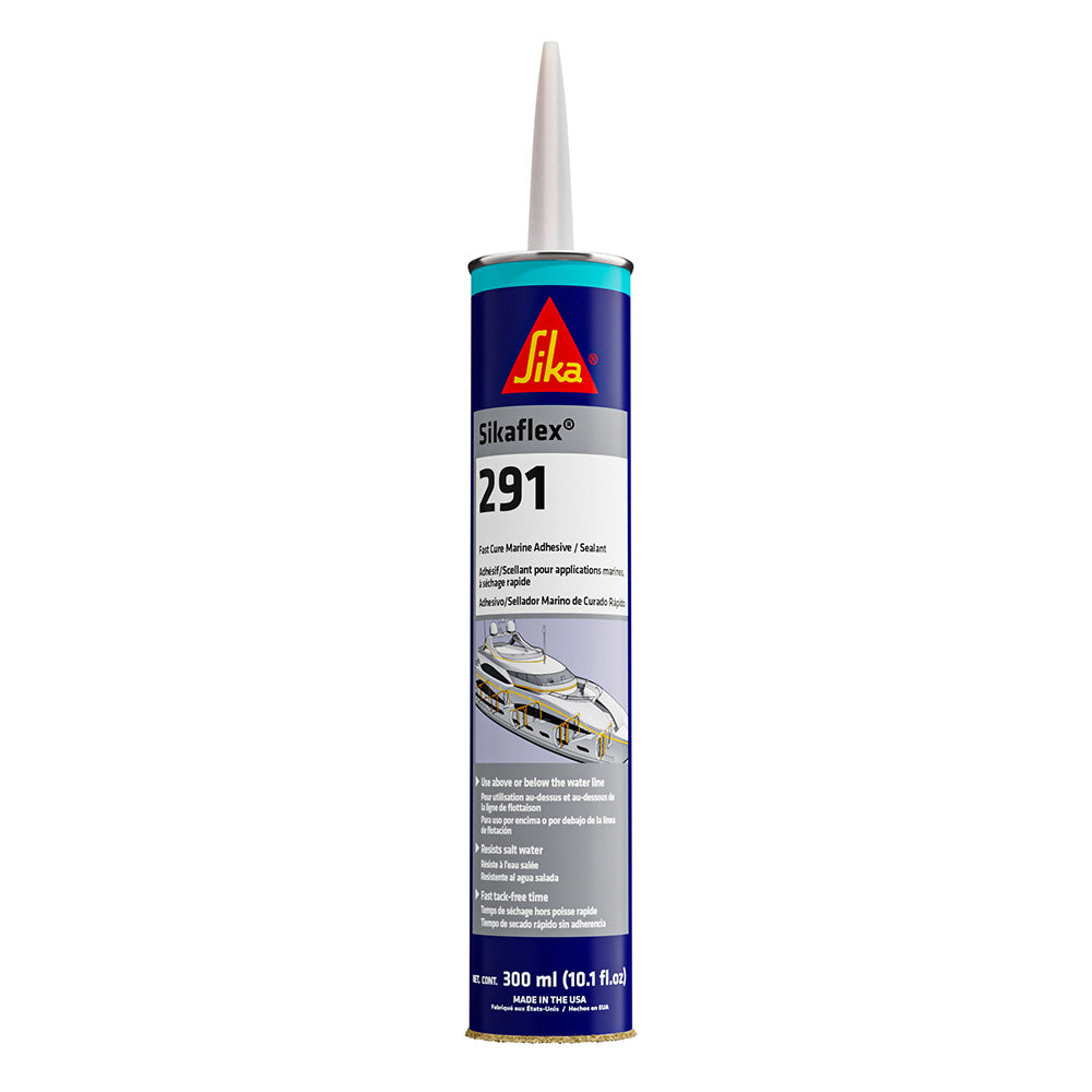 Sika Sikaflex 291 Fast Cure Adhesive  Sealant 103oz300ml Cartridge  White 90919 Main image