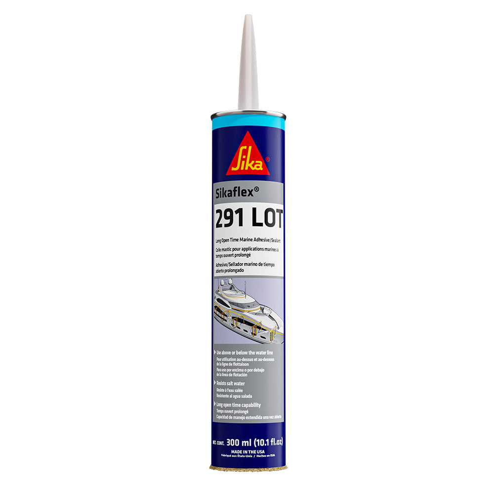 Sika Sikaflex 291 LOT Slow Cure Adhesive  Sealant 103oz300ml Cartridge  Black 90927 Main image
