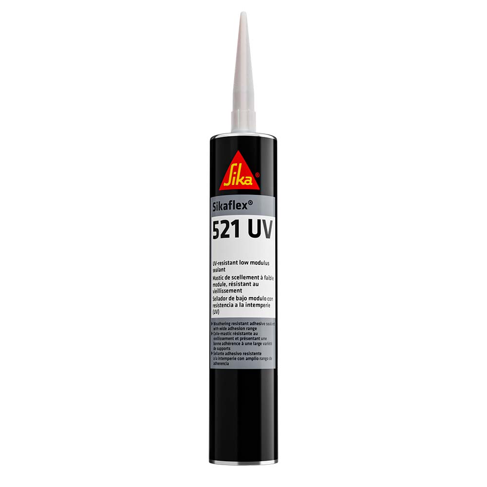Sika Sikaflex 521UV UV Resistant LM Polyurethane Sealant  103oz300ml Cartridge  White 106096 Main image