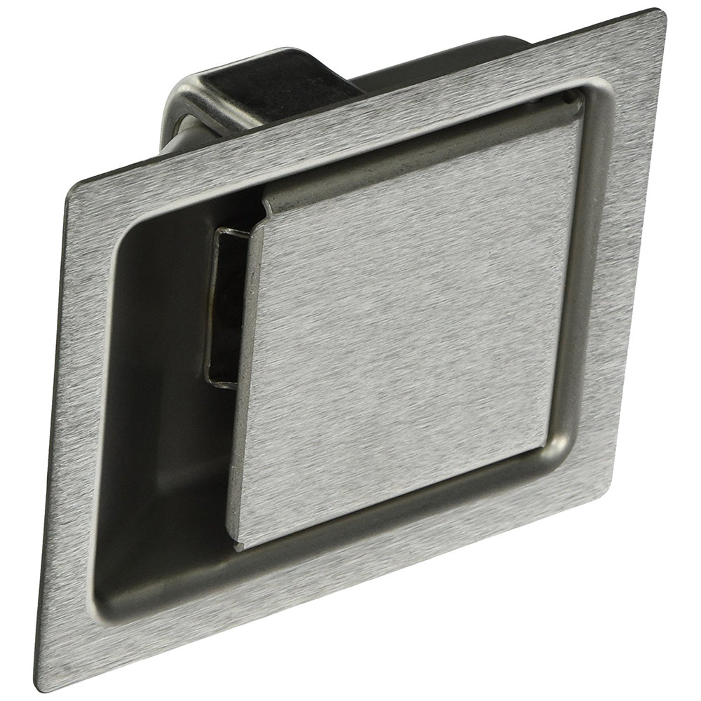 Southco Large PushtoClose Paddle Latch  Stainless Steel  NonLocking 641030150 Main image