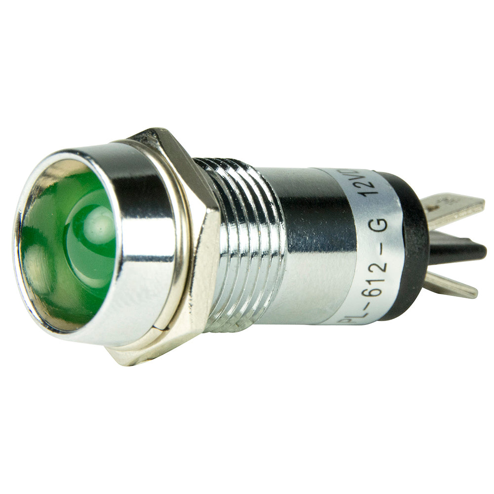 BEP LED Pilot Indicator Light  12V  Green 1001103