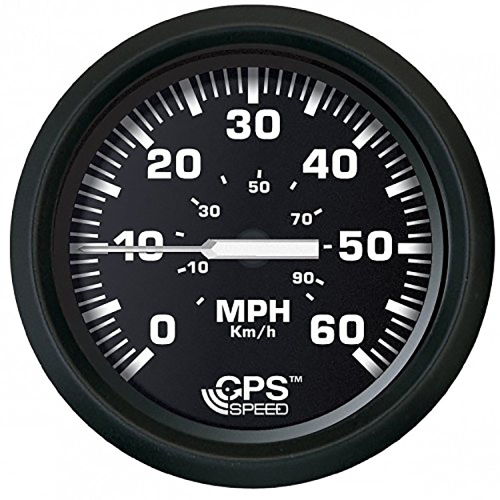 Faria Euro Black 4 Speedometer 60MPH GPS 32816