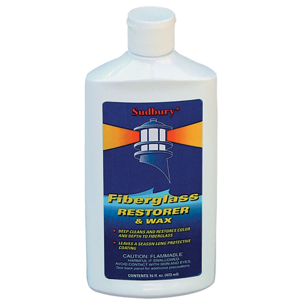 Sudbury One Step Fiberglass Restorer  Wax  16oz Liquid 413 Main image