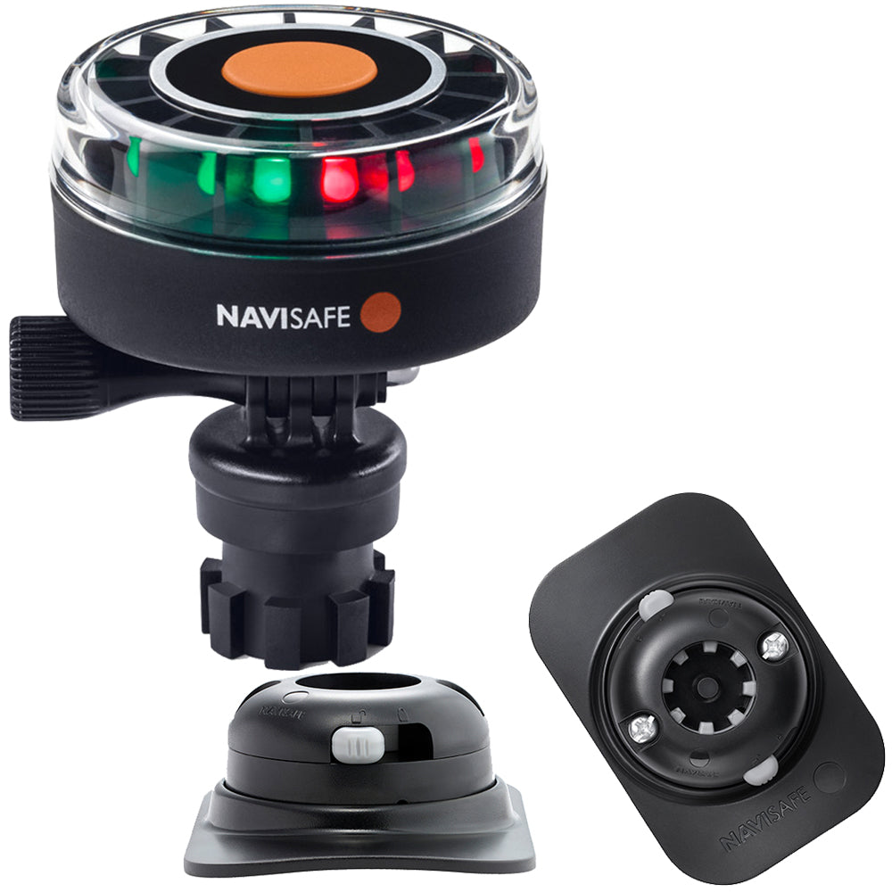 Navisafe Navilight 2NM Tricolor wNavimount Base  RIB Mount  Black 340KIT2 Main image