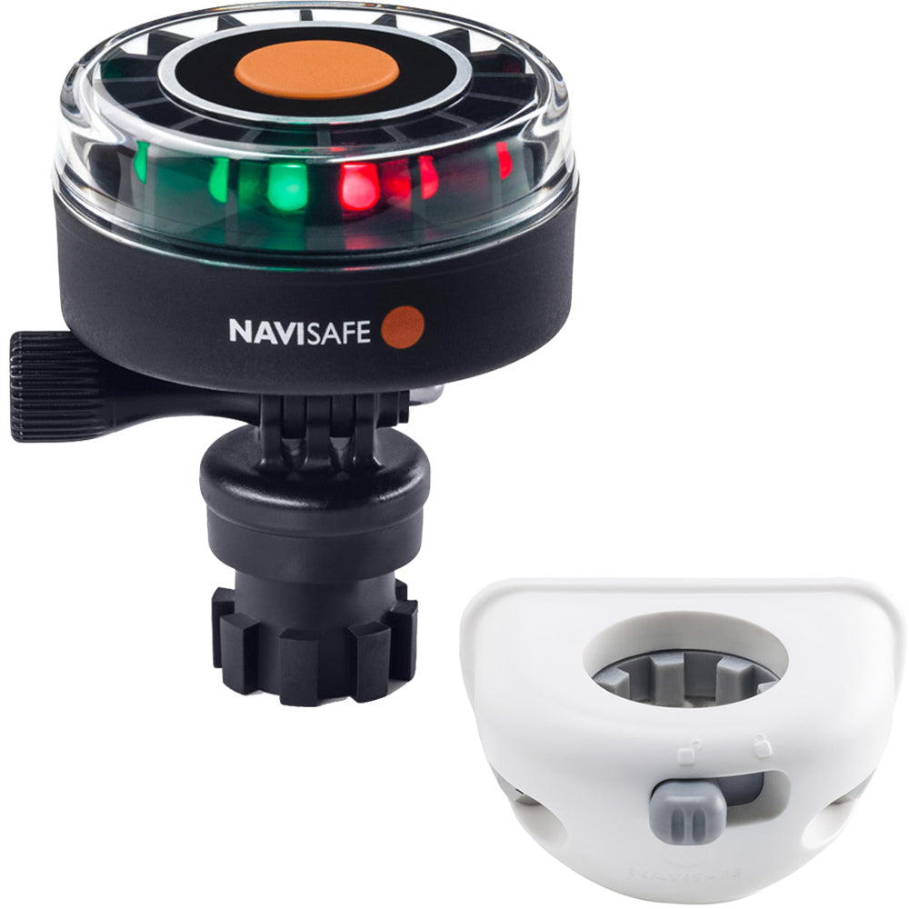 Navisafe Navilight 2NM Tricolor wNavimount Base  Vertical Mount  White 340KIT6 Main image