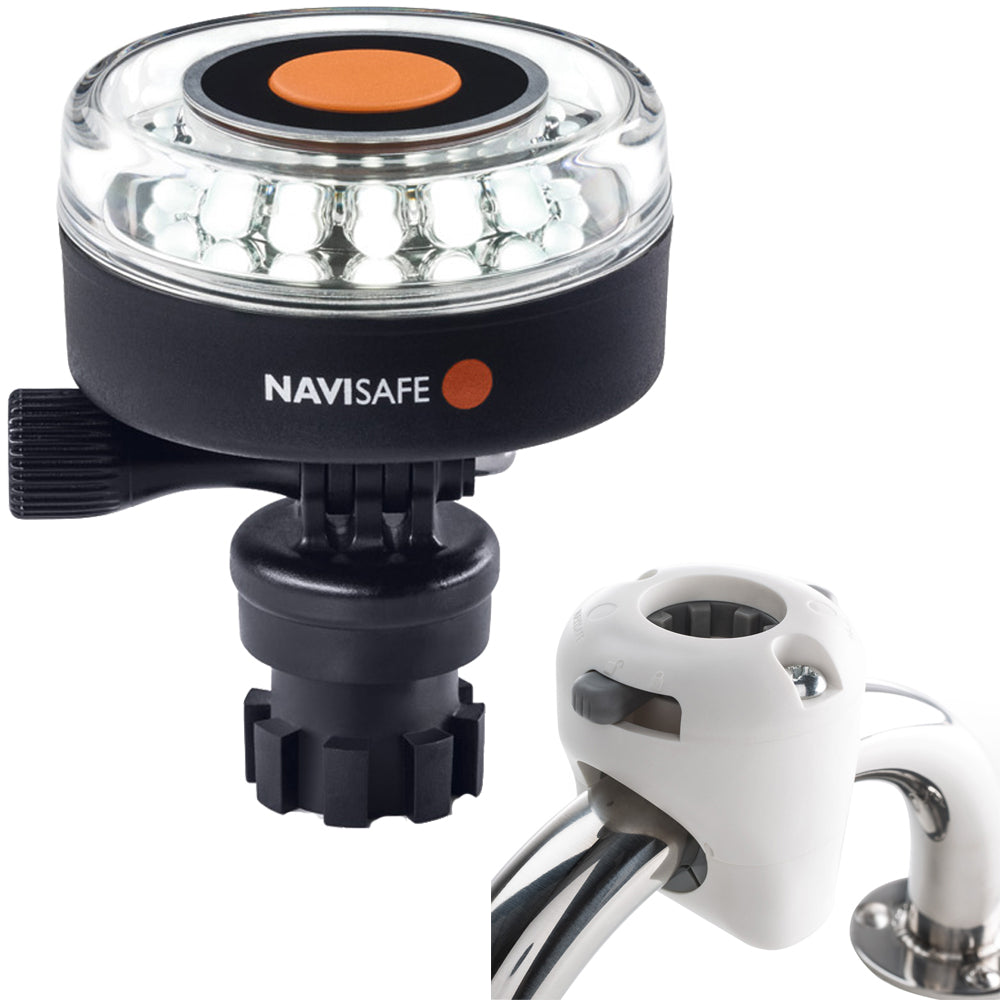 Navisafe Navilight 360 2NM White wNavimount Base  Rail Mount  White 040KIT3 Main image