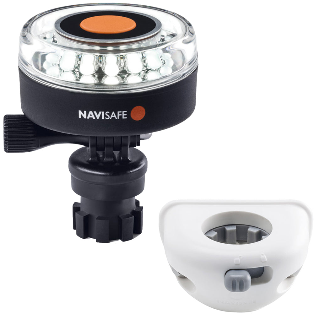 Navisafe Navilight 360 2NM White wNavimount Base  Vertical Mount  White 040KIT6 Main image