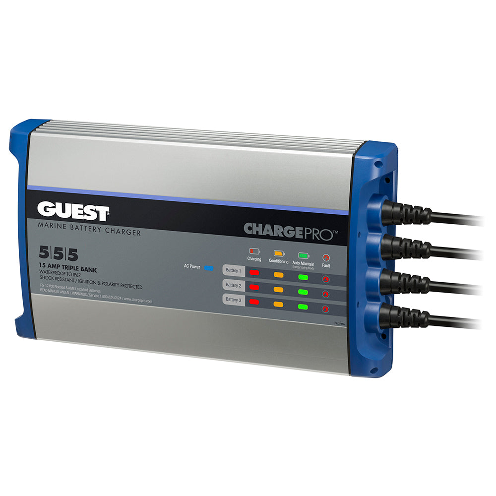 Guest OnBoard Battery Charger 15A  12V  3 Bank  120V Input 2713A Main image