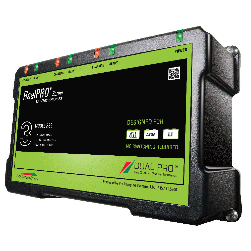 Dual Pro RealPRO Series Battery Charger  18A  36ABanks  12V36V RS3 Main image