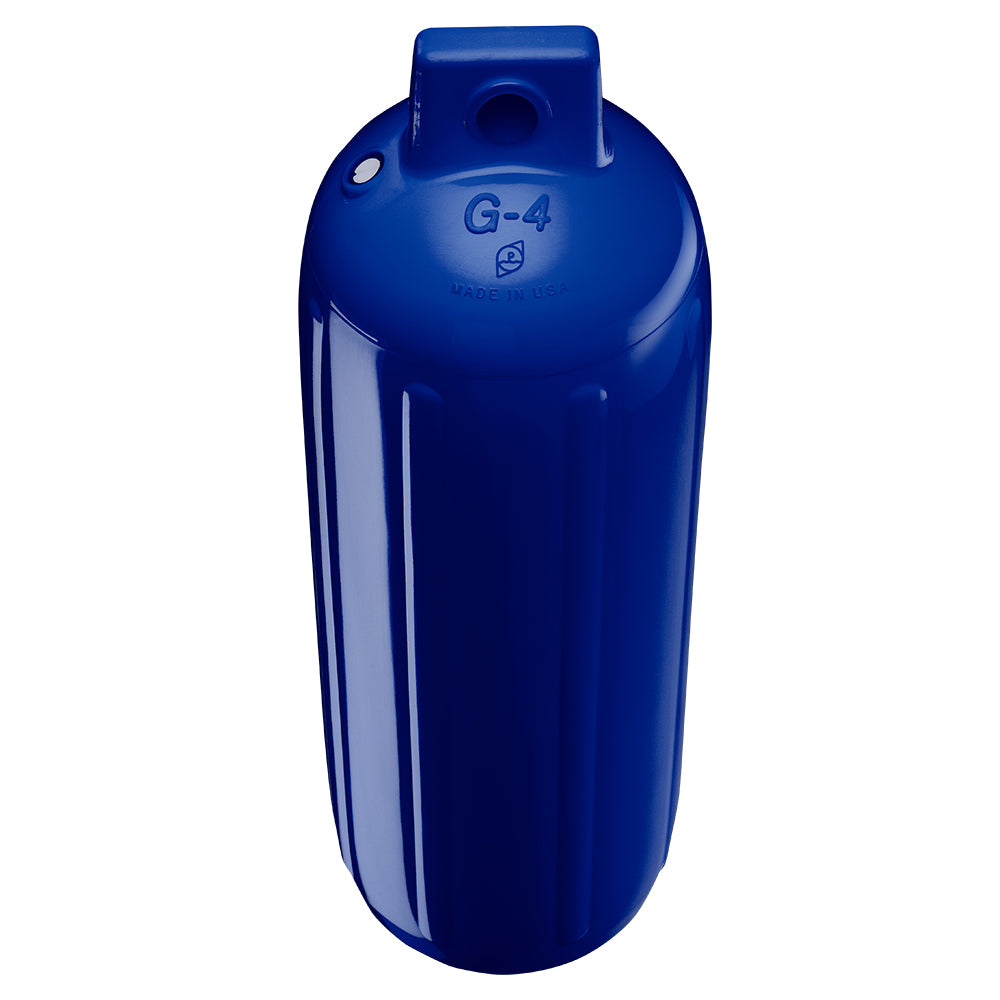 Polyform G-4 Twin Eye Fender 6.5" x 22" - Cobalt Blue w/Adapter [G-4 COBALT BLUE W/AIR ADAPTER] Secondary image