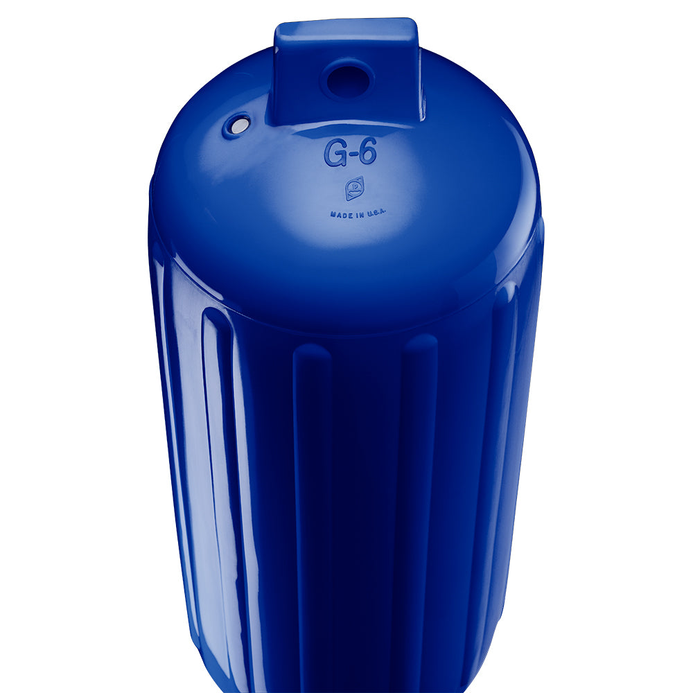 Polyform G-6 Twin Eye Fender 11" x 30" - Cobalt Blue w/Adapter [G-6 COBALT BLUE W/AIR ADAPTER] Secondary image