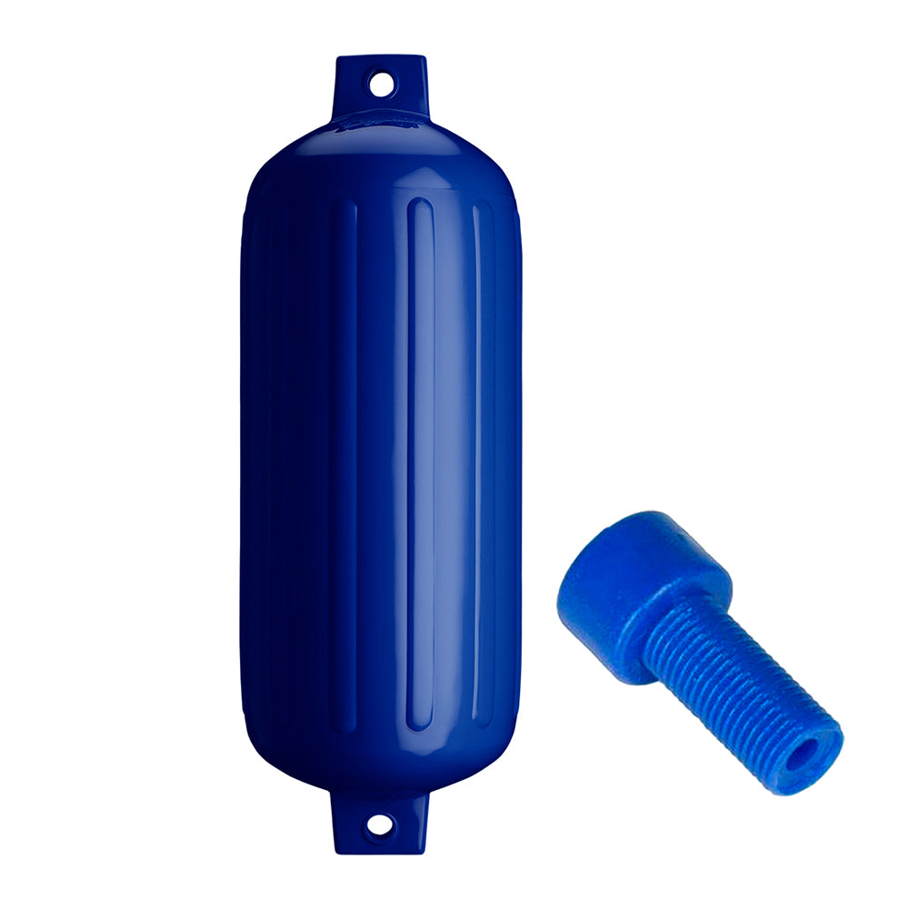 Polyform G6 Twin Eye Fender 11 x 30  Cobalt Blue wAdapter G6 COBALT BLUE WAIR ADAPTER Main image