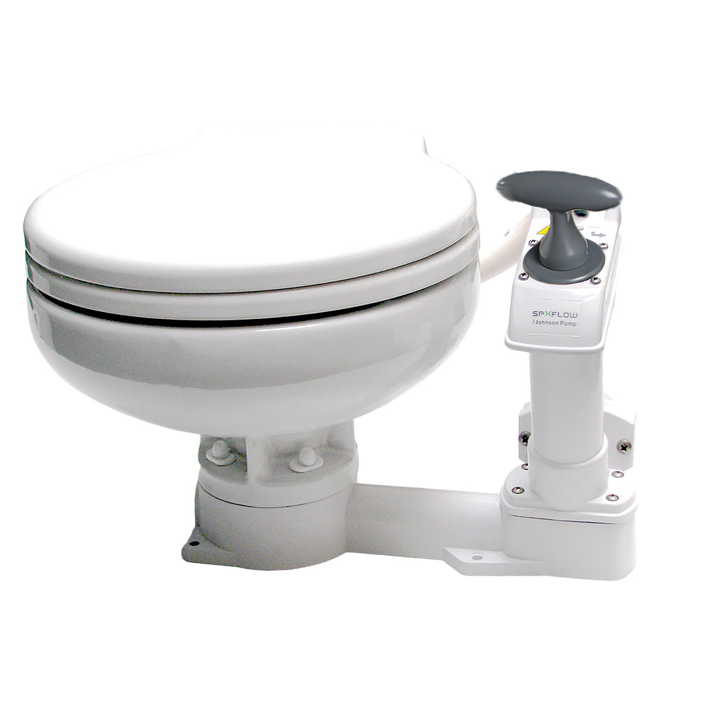 Johnson Pump AquaT Manual Marine Toilet  Super Compact 804762501 Main image