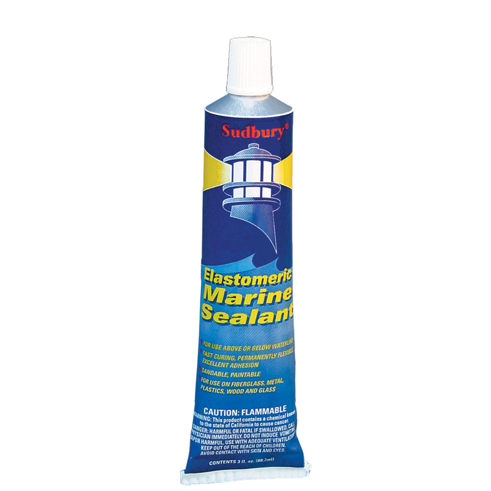 Sudbury Elastometric 3 oz 89ml Sealant Tube  White 320 Main image