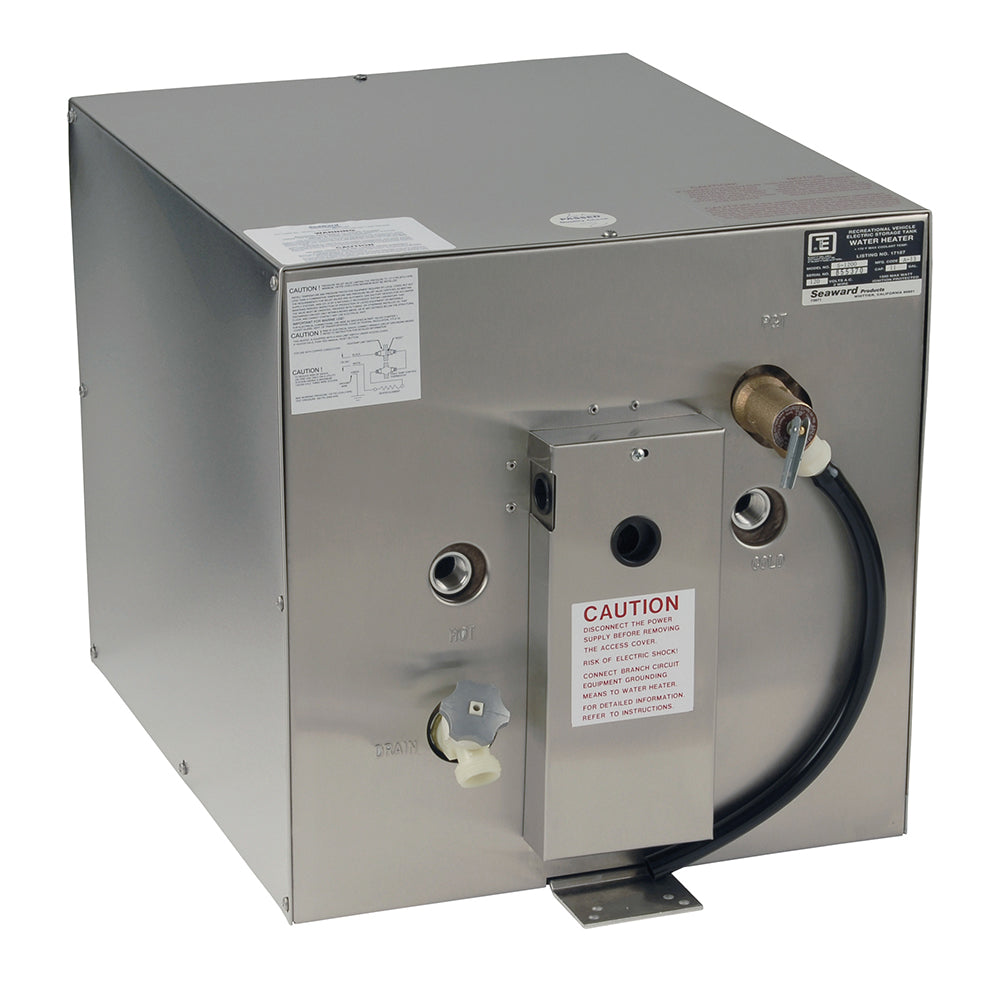 Whale Seaward 11 Gallon Hot Water Heater wRear Heat Exchanger  Stainless Steel  240V  1500W S1250 Main image