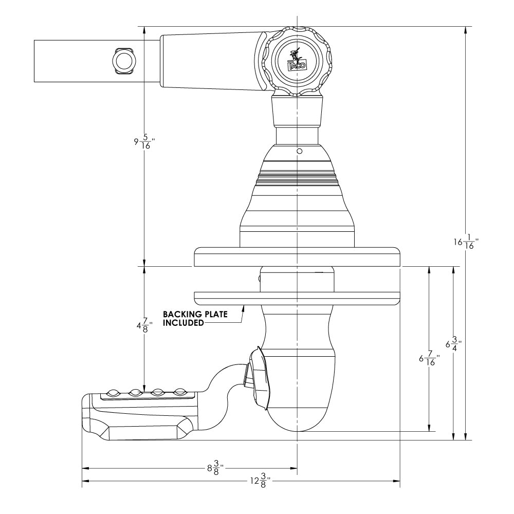 TACO Grand Slam 400 Outrigger Top Mount - Pair [GS-400] Secondary image