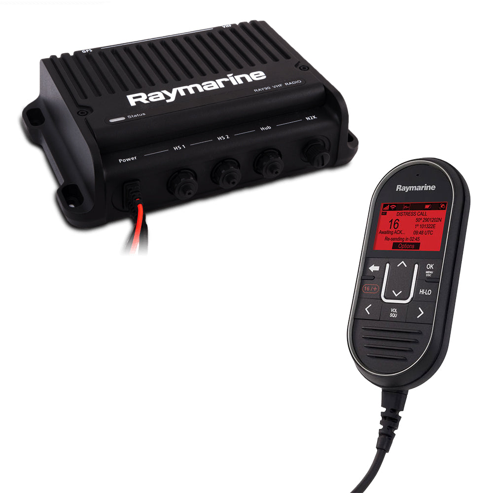 Raymarine Ray90 Modular DualStation VHF Black Box Radio System E70492 Main image