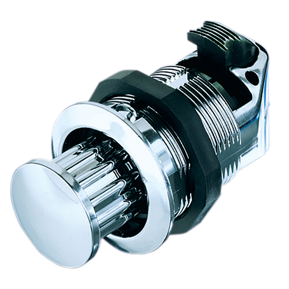 Southco PopOut Knob Latch Plastic Chrome Plated Fixed Grip Threaded Body 0575 M12A131 Main image