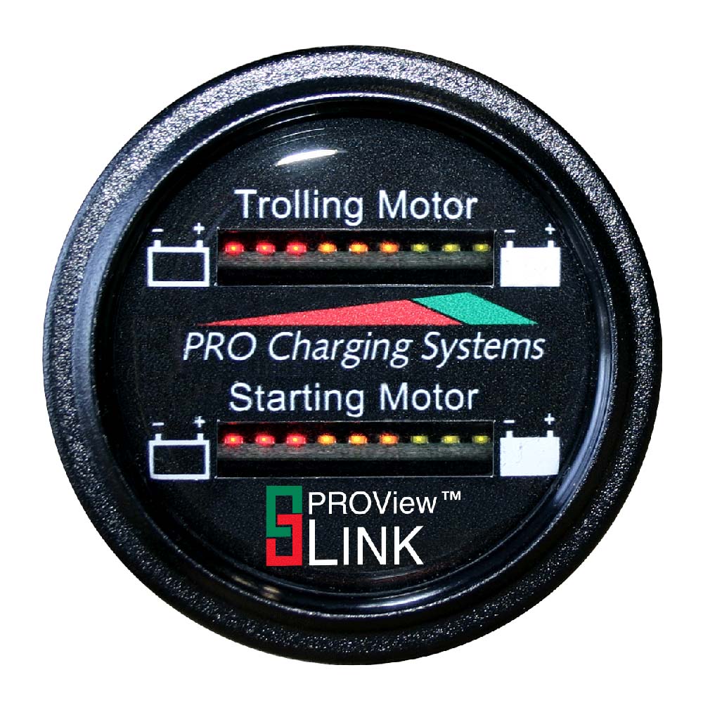 Dual Pro Battery Fuel Gauge  Marine Dual Read Battery Monitor  12V36V System  15 Battery Cable BFGWOM1536V12V Main image