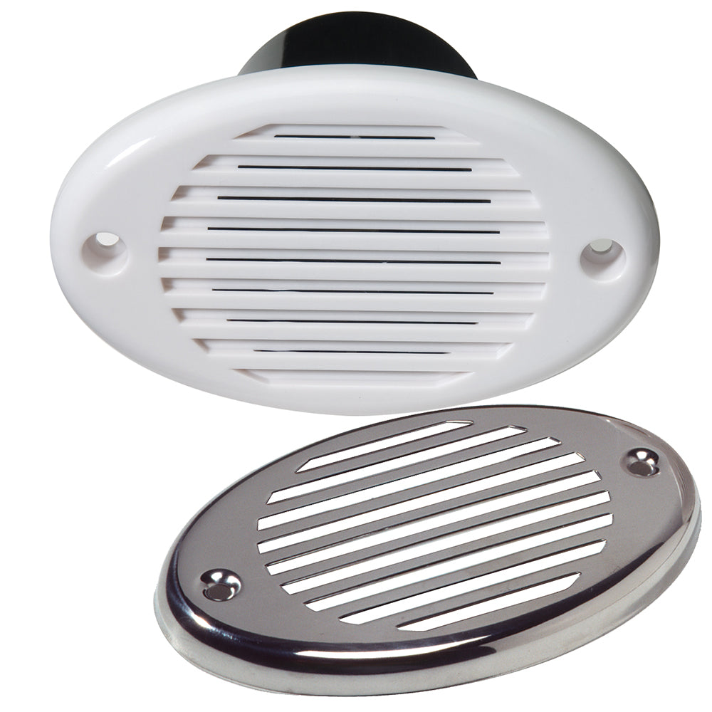 Innovative Lighting Marine Hidden Horn  White wStainless Steel Overlay 54001017 Main image