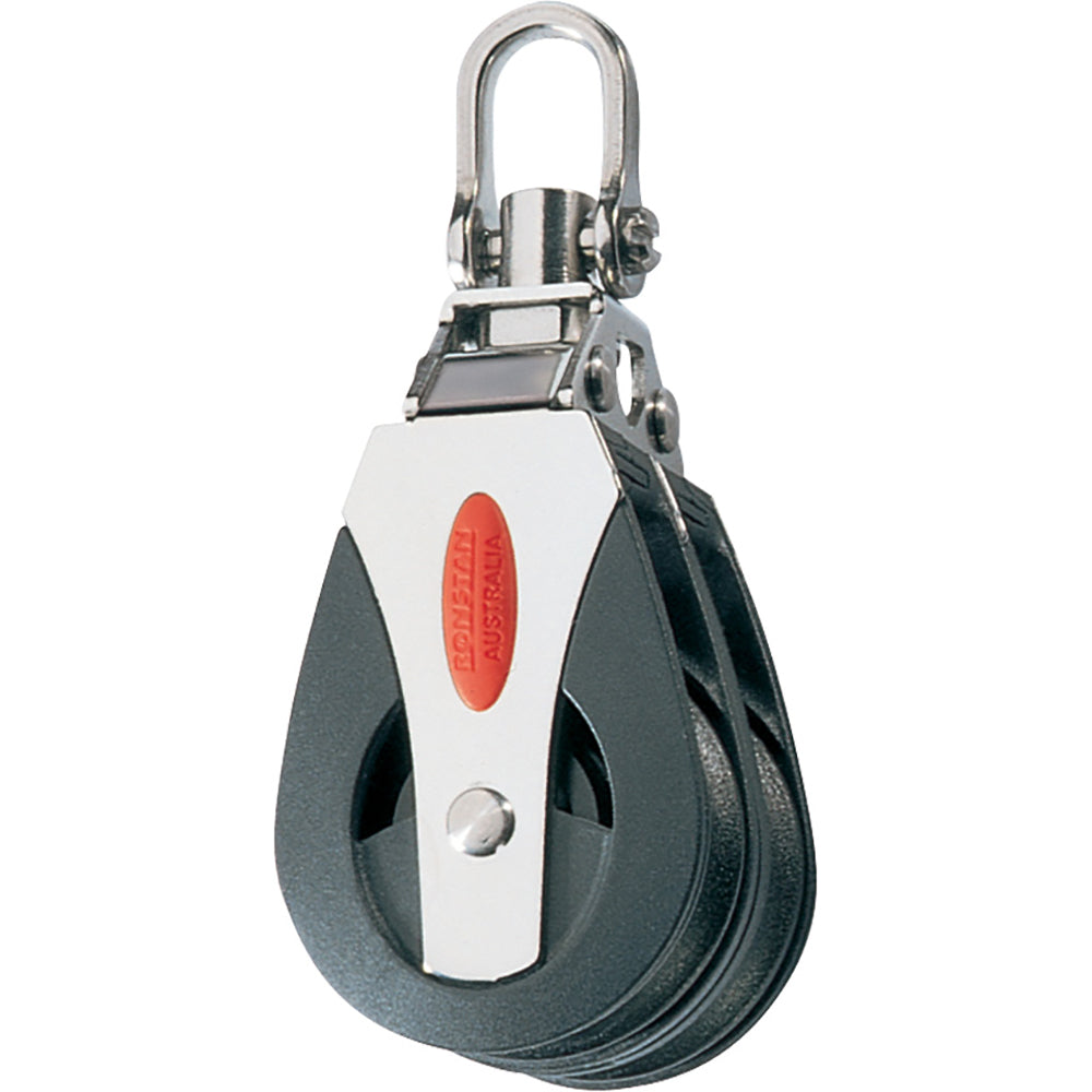Ronstan Series 40 Ball Bearing Block  Double  Swivel Head RF40200 Main image