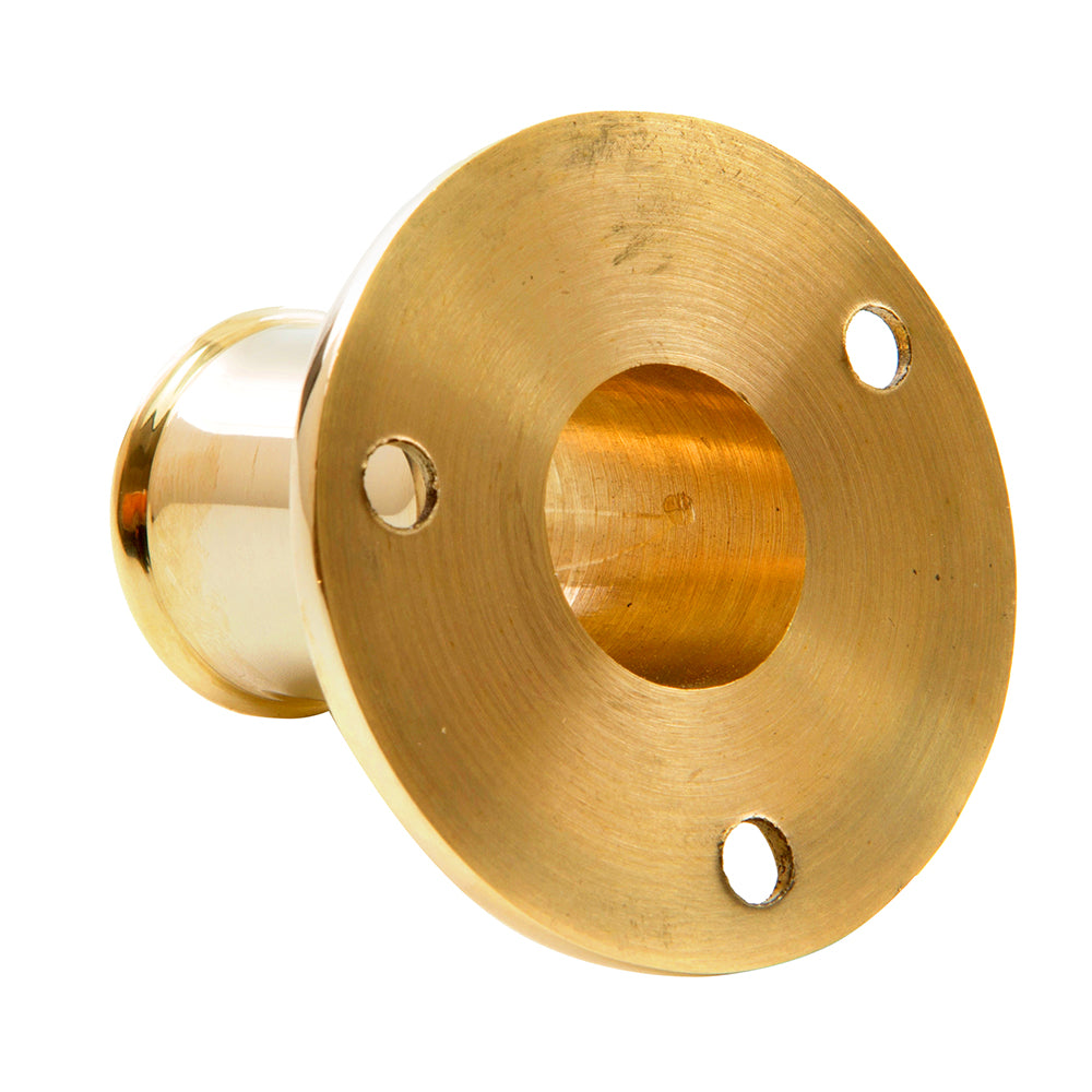 Whitecap Top-Mounted Flag Pole Socket Polished Brass - 3/4" ID [S-5001B] Secondary image