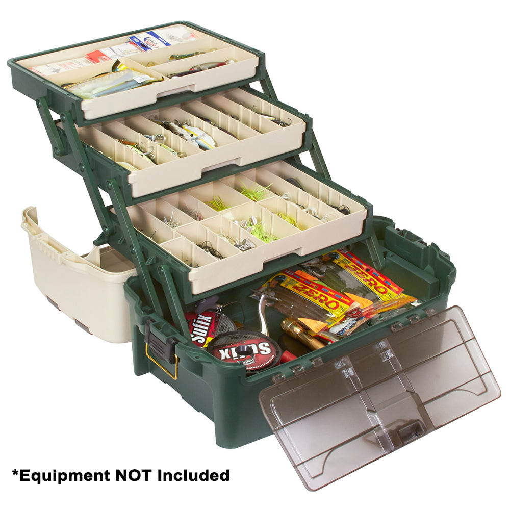 Plano Hybrid Hip 3Tray Tackle Box  Forest Green 723300 Main image
