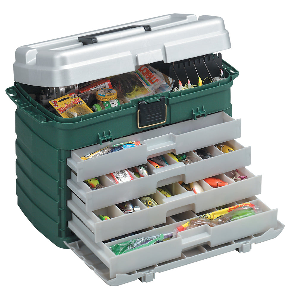 Plano 4-Drawer Tackle Box - Green Metallic/Silver [758005] Secondary image