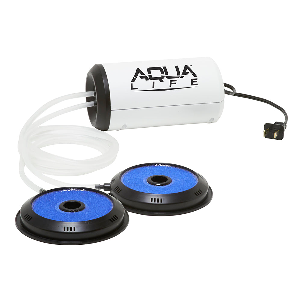 Frabill AquaLife Aerator Dual Output 110V  Greater Than 100 Gallons 14212 Main image