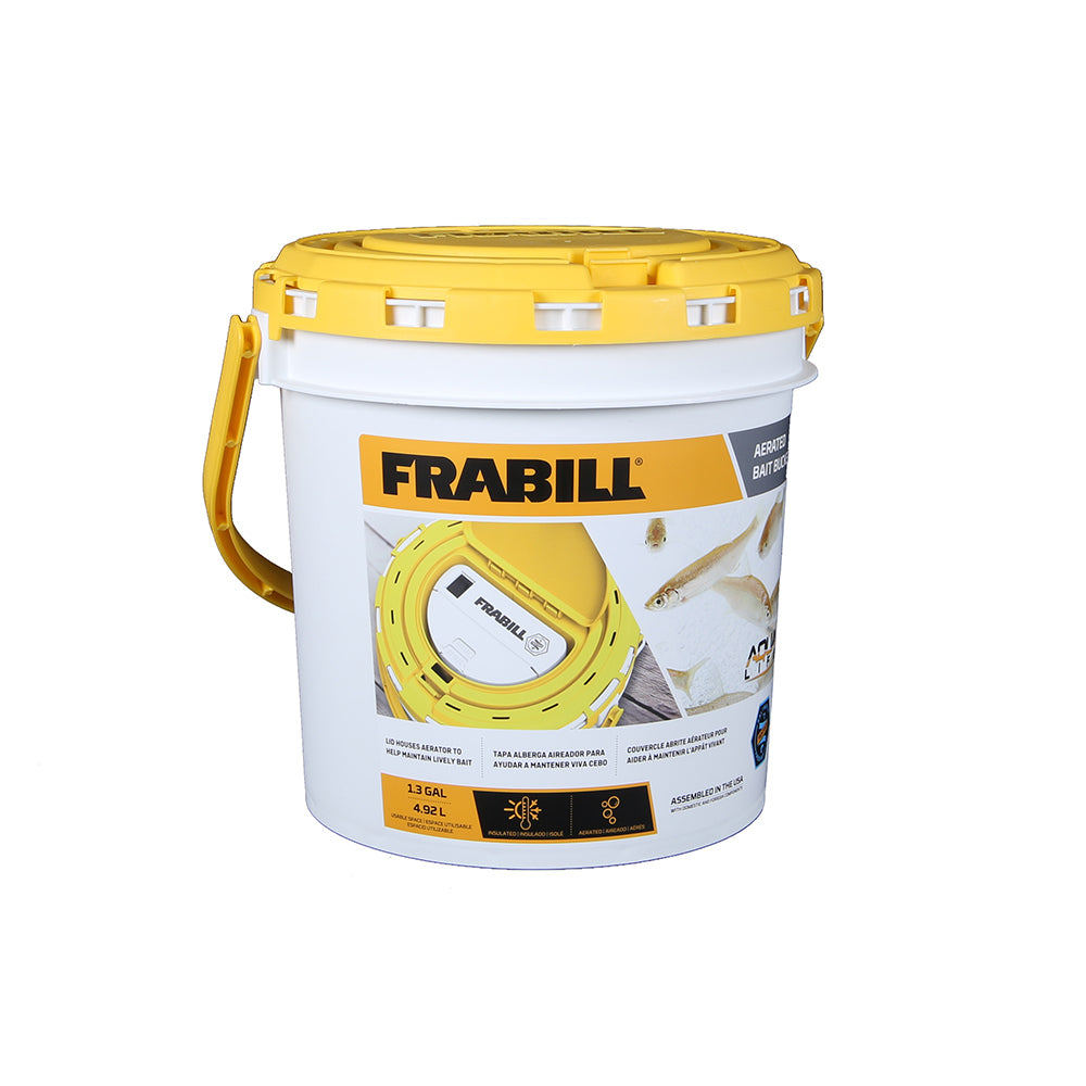 Frabill Dual Fish Bait Bucket w/Aerator Built-In [PMC4825] Secondary image