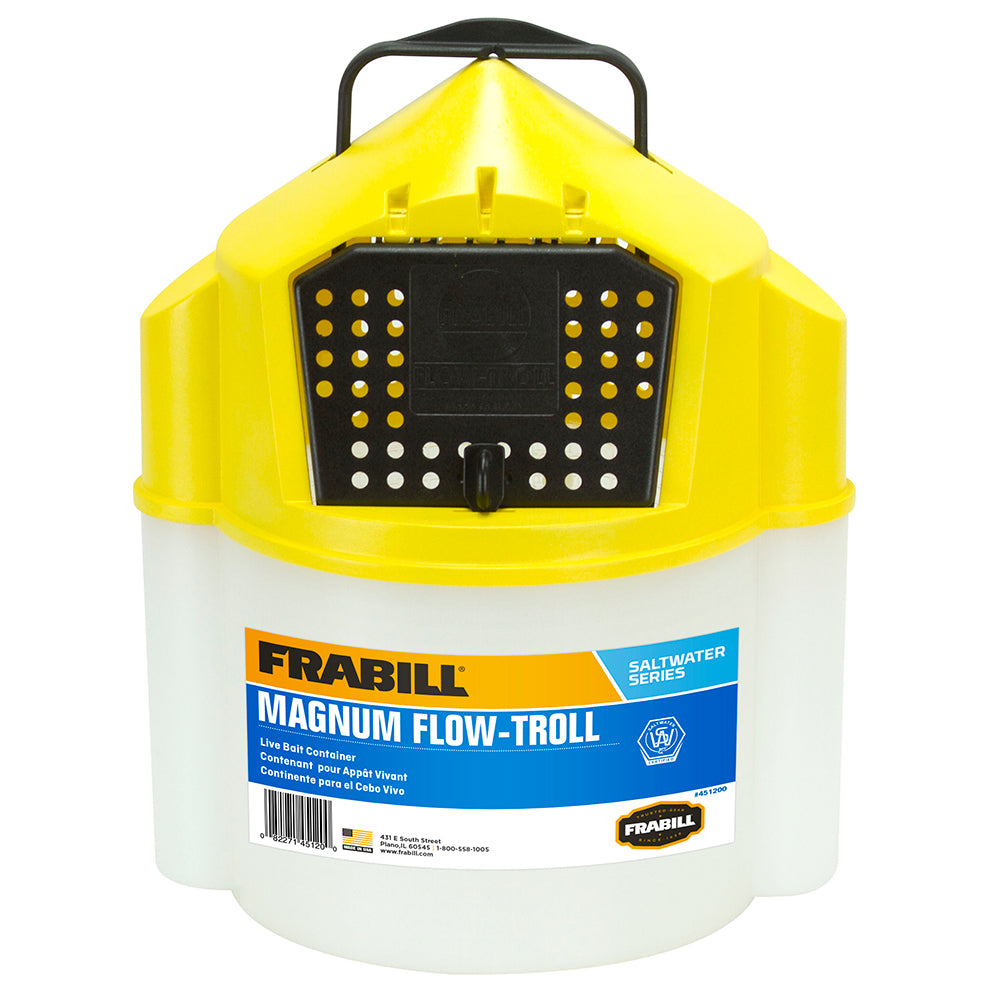 Frabill Magnum Flow Troll Shrimp Bucket  10 Quart 451205 Main image