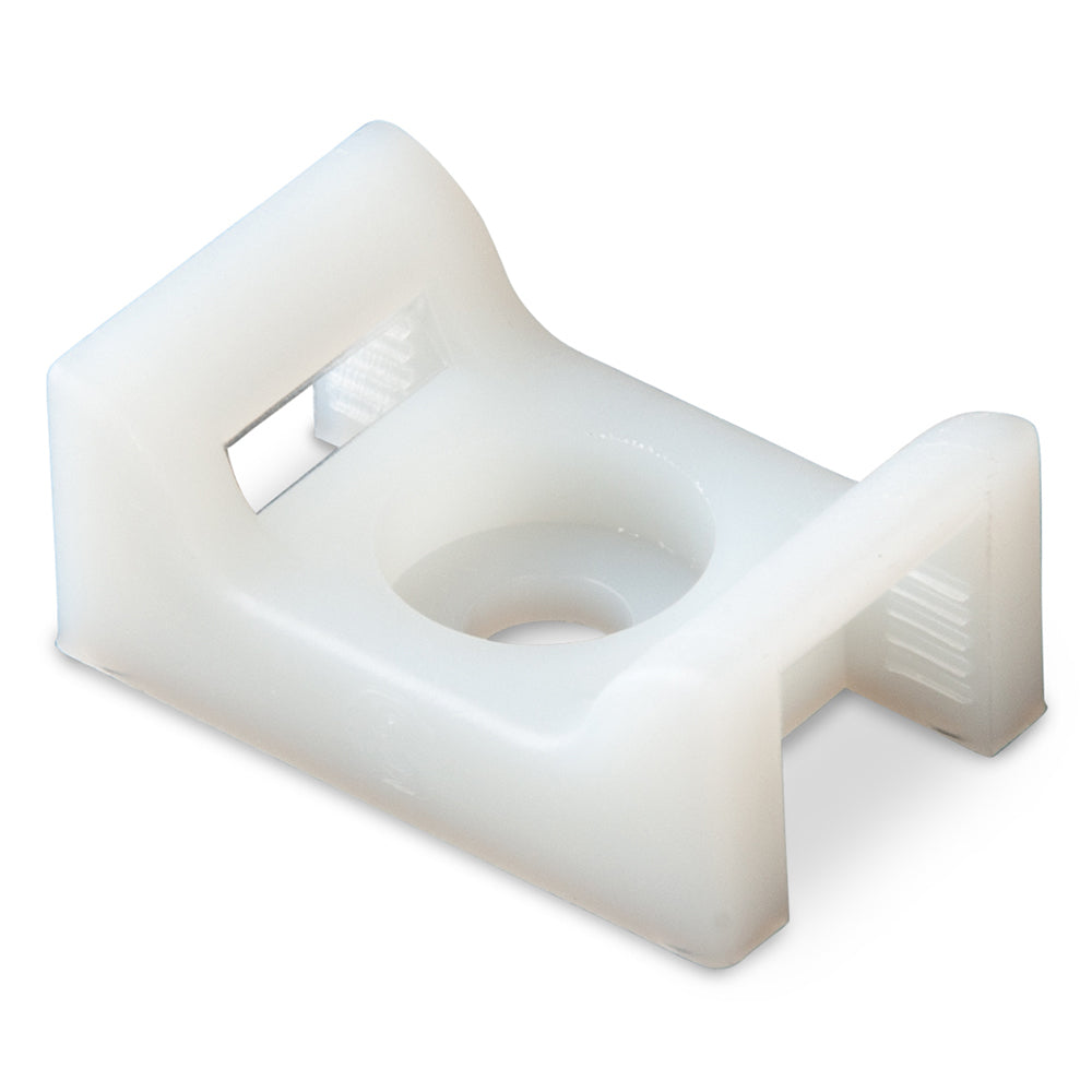 Ancor Cable Tie Mount  Natural  8 Screw  100 Pieces Per Bag 199232 Main image