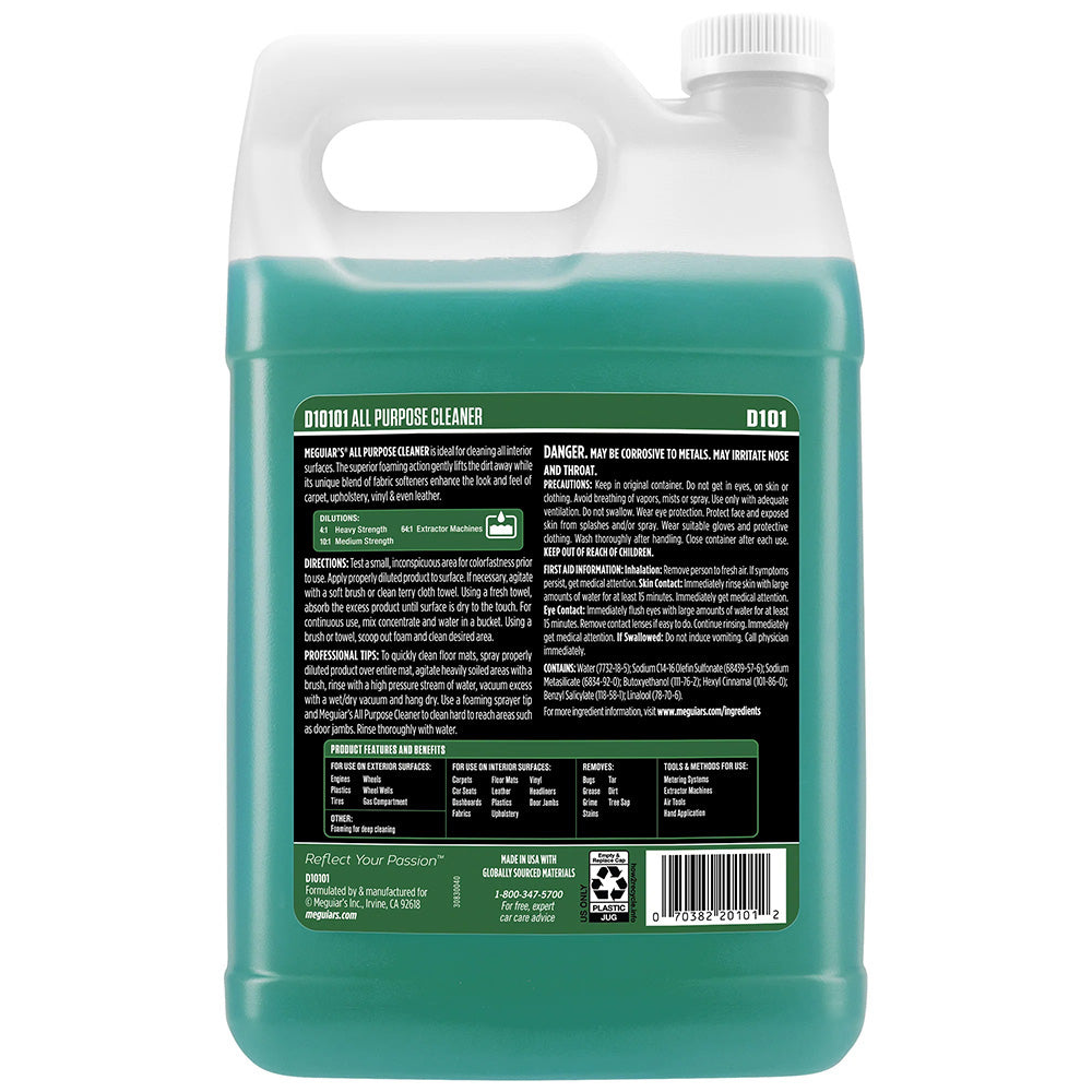 Meguiars Detailer All Purpose Cleaner - 1-Gallon *Case of 4* [D10101CASE] Secondary image
