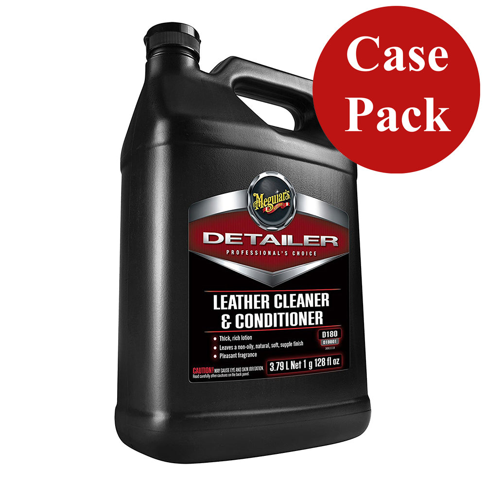 Meguiars Detailer Leather Cleaner  Conditioner  1Gallon Case of 4 D18001CASE Main image