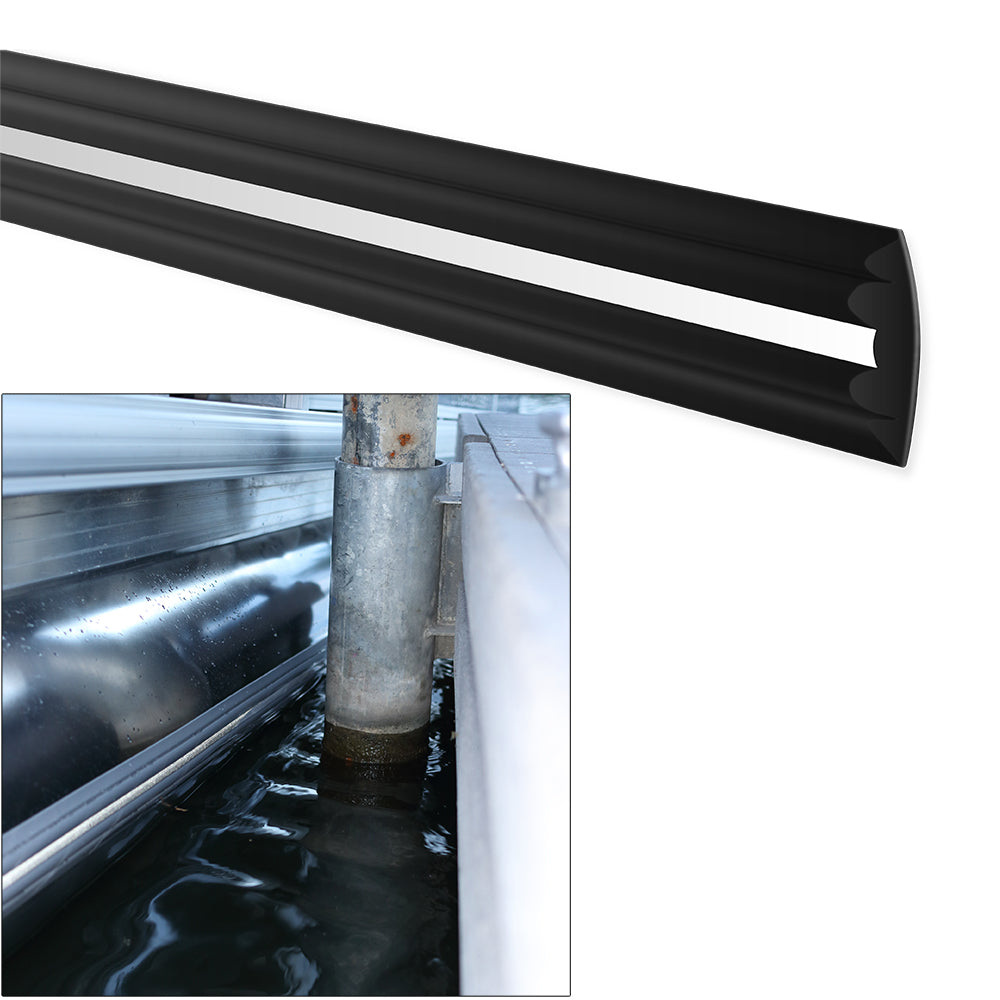 Megaware PontoonGuard  40 Kit  2 20 Guards fPontoon Up To 25  Black 30240 Main image