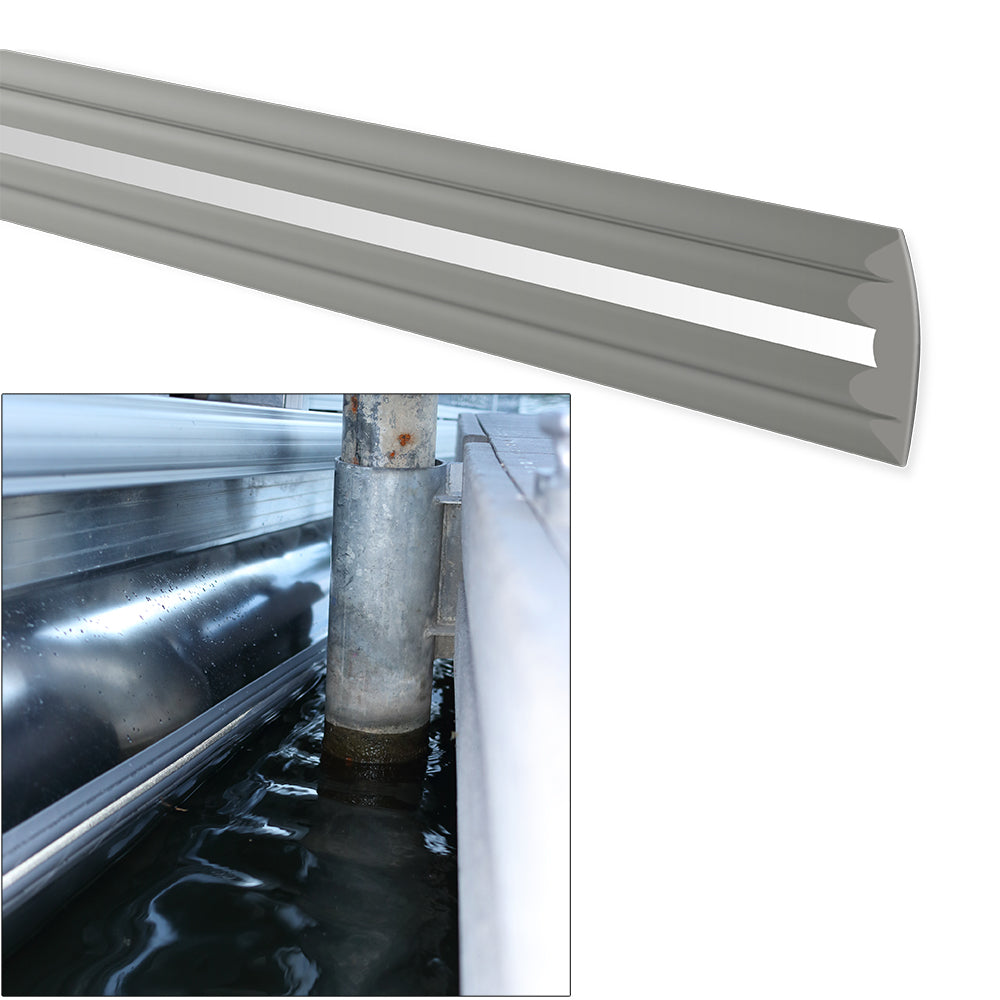 Megaware PontoonGuard  40 Kit  2 20 Guards fPontoon Up To 25  Gray 30540 Main image